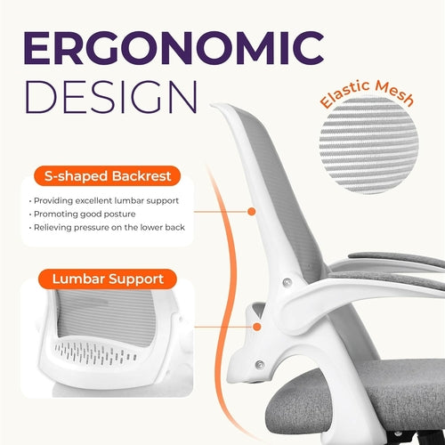 Ergonomic Gaming Chair With Lumbar Support And Adjustable Height