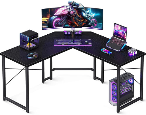 L Shaped Gaming Desk, Corner Desk Gaming Table for Home Office,